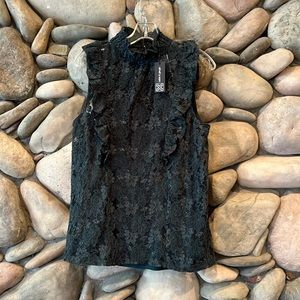 NWT Cable & Guage Sparkly Green Cami Blouse - Size Medium